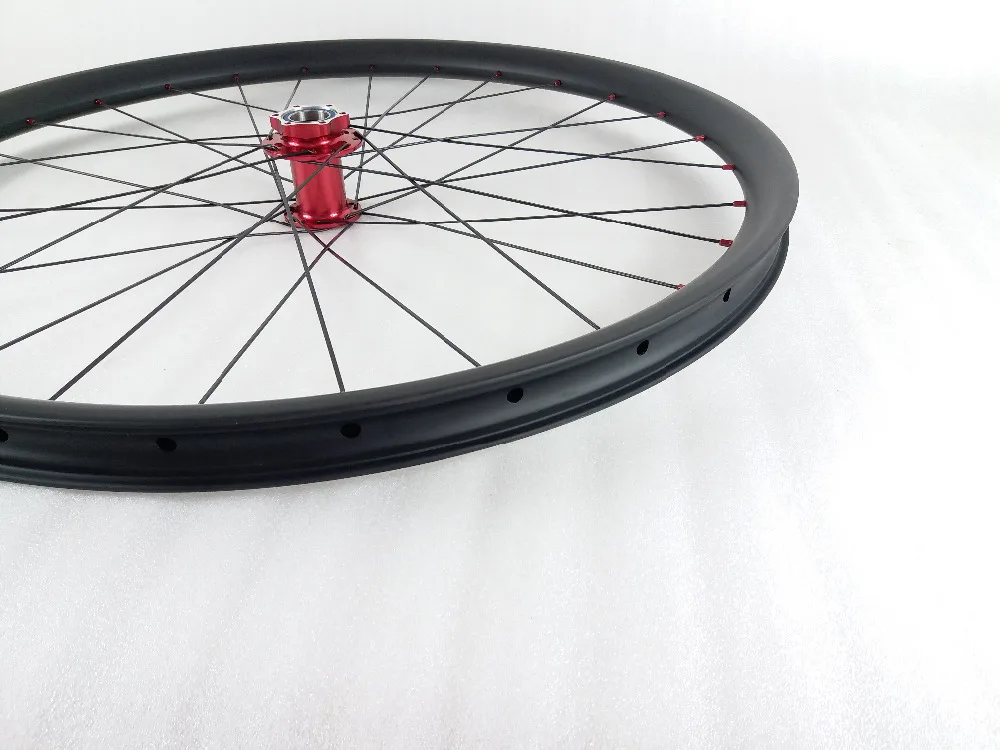 SPEEDSAFE 29er AM enduro горный велосипед карбоновое переднее левое колесо левая рука UD 35 мм Асимметричная 28 мм Глубокий клинчер бескамерная 2" MTB
