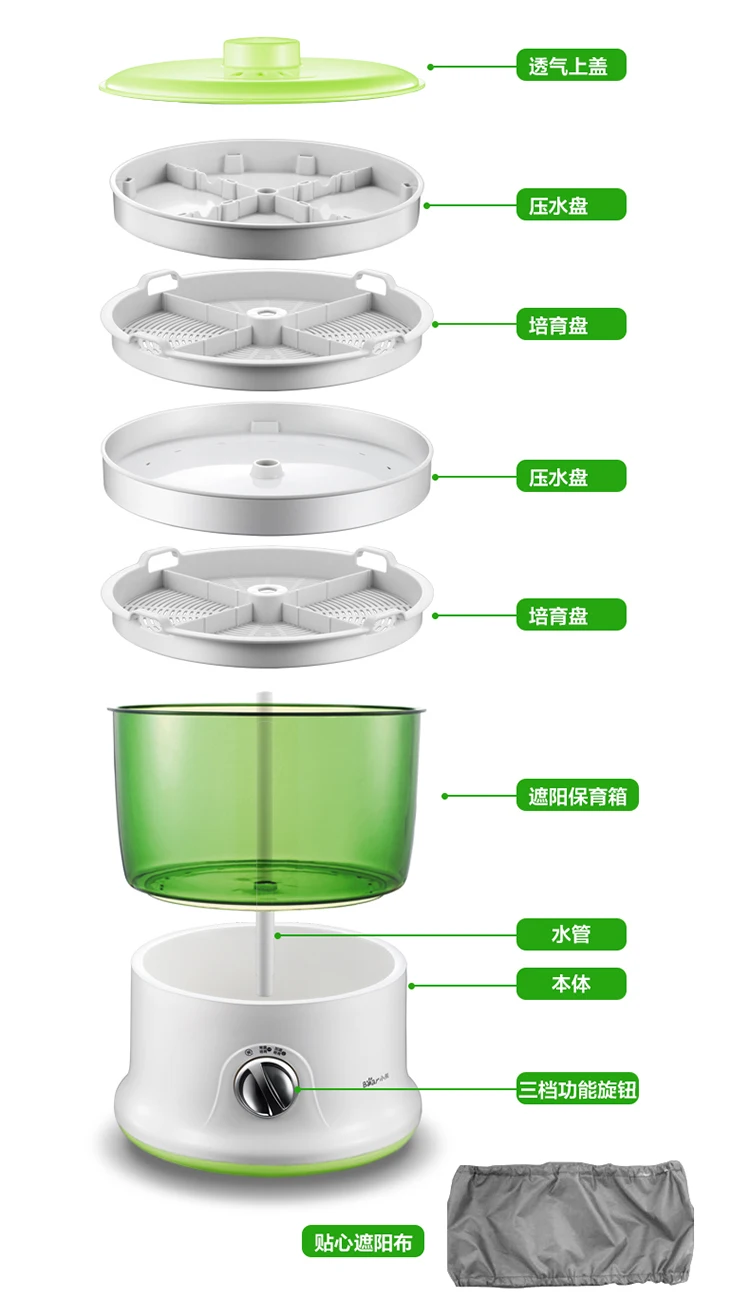 Roti maker машина двухслойная автоматический пульверизатор бытовая техника Bean устройство для проращивания