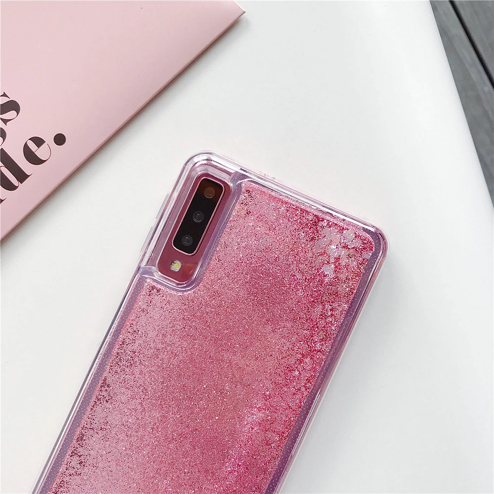 Чехол с жидким песком для Samsung Galaxy A70 A60 A50 A40 A30 A10 M10 M20 M30 J2 J3 J5 J7 EU Prine 2018 мягкий чехол