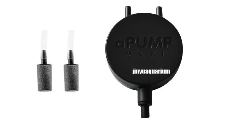 Double out Воздушный насос аквариум тихий беззвучный Мини nano aPump maxi сделано в Украины - Цвет: Double out