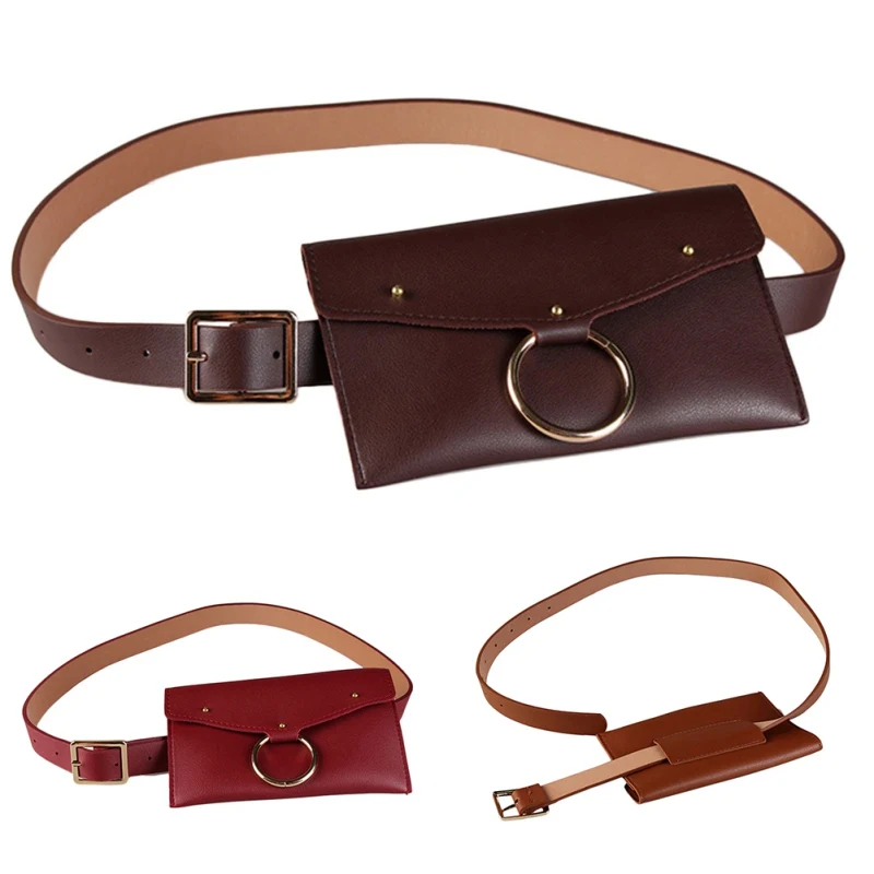 2019 поясная сумка женская для ремня мобильного телефона из искусственной кожи