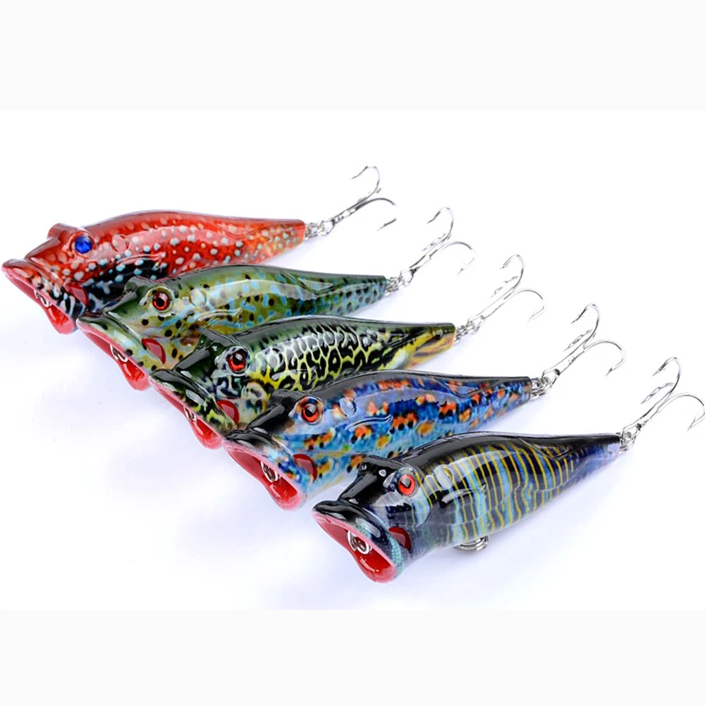 ZXZ Minnow твердая бионическая 3D наживка для глаз 6 # крючок воблеры плавания