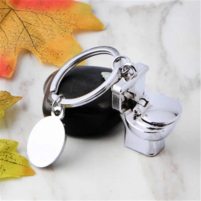 Милый мини-брелок для автомобиля Классический 3D брелок ванной комнаты милый