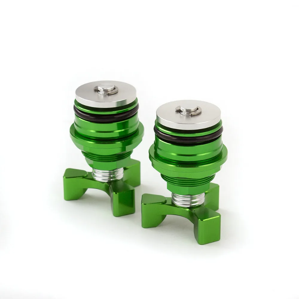 CNC мотоциклетные преднатяга и регулировки вилка болты для Kawasaki Ninja 250 Ninja250R 2008-2012 2009 2010 2011 2012 Мото Аксессуары