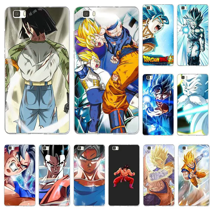 Dragon Ball Супер Z смешные случаи телефона для huawei P8 P9 P10 P20 Lite Коврики 10 Pro Y3 Y5 Y6 II Y7 Honor 6X