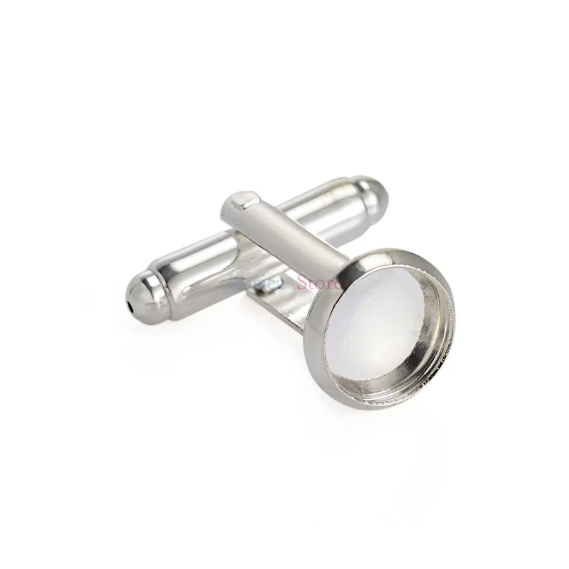 Запонки круглые для запонок 10/12/14 мм 50 шт.|bezel setting|cufflink blanks12mm setting |