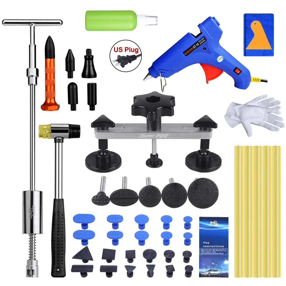 PDR профессиональный комплект мостовой Съемник инструменты для удаления вмятин