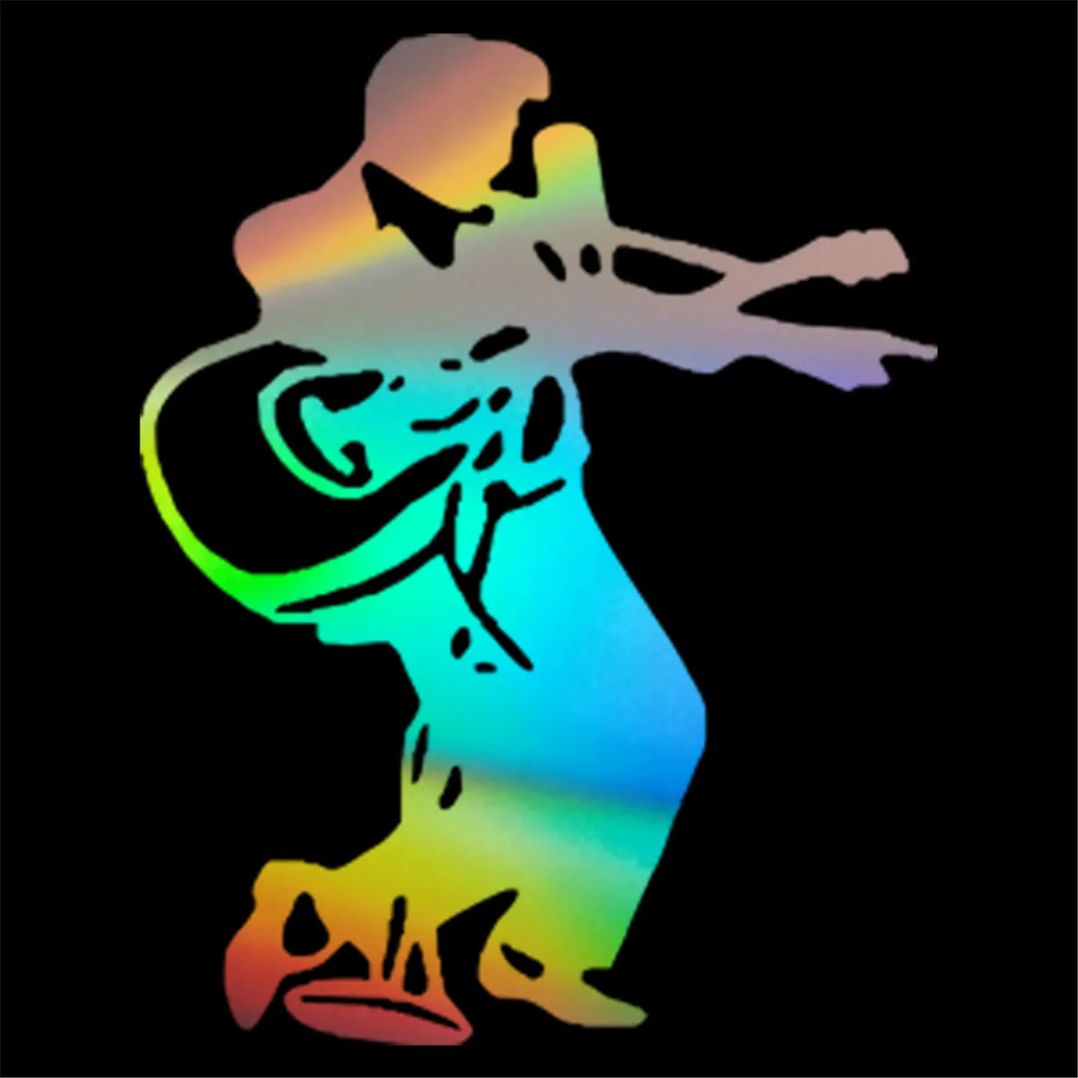 Elvis с гитарой Автомобильная Наклейка Окно грузовик бампер авто Ноутбук