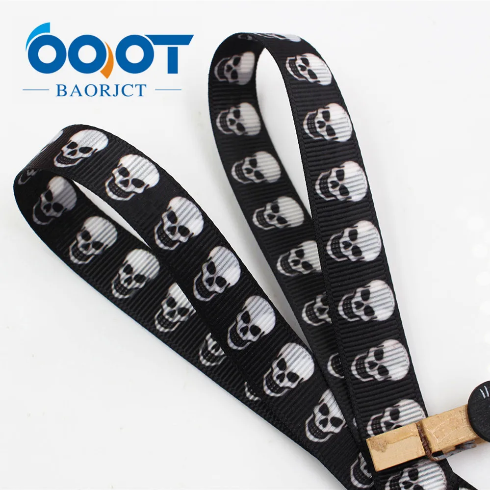 OOOT BAORJCT 175183 15 мм 10 ярдов ленты бабочки термопечать grosgrain Свадебные аксессуары DIY