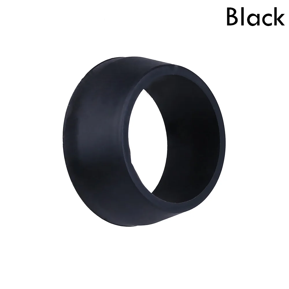 black 1 шт. силиконовый Пылезащитный Водонепроницаемый чехол для велосипедной Подседельный штырь защитное кольцо 4 цвета для горного/дорожного велосипеда резиновое кольцо - Цвет: black