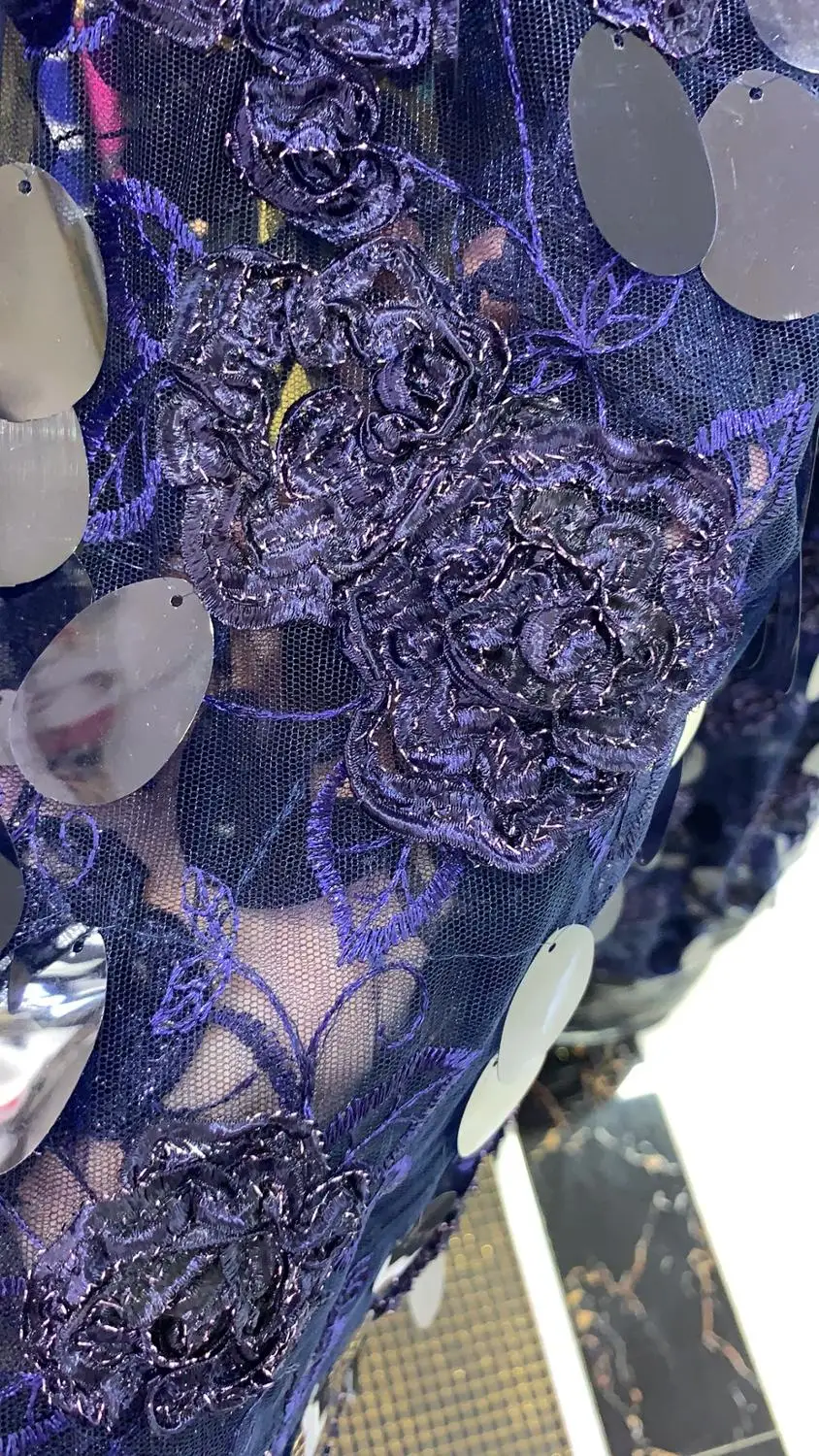 2019 New Women blue Ball Gown Sequined elegance Strapless dress Vestidos Celebrity Evening Party Bodycon Bandage Dresses | Женская