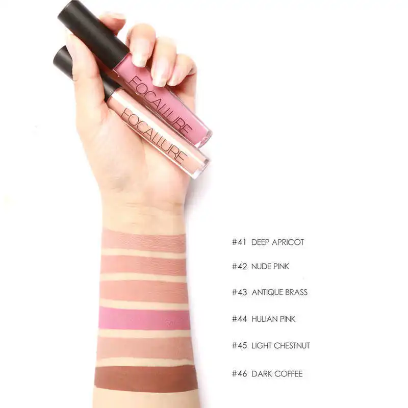 Waterproof Matte Liquid Lipstick Moisturizer Smooth Nude Glitter Lip Stick Long Lasting Gloss Cosmetic Beauty Makeup |