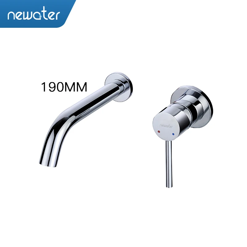 Невода ванная комната настенный кран для воды хром серебро смеситель раковины