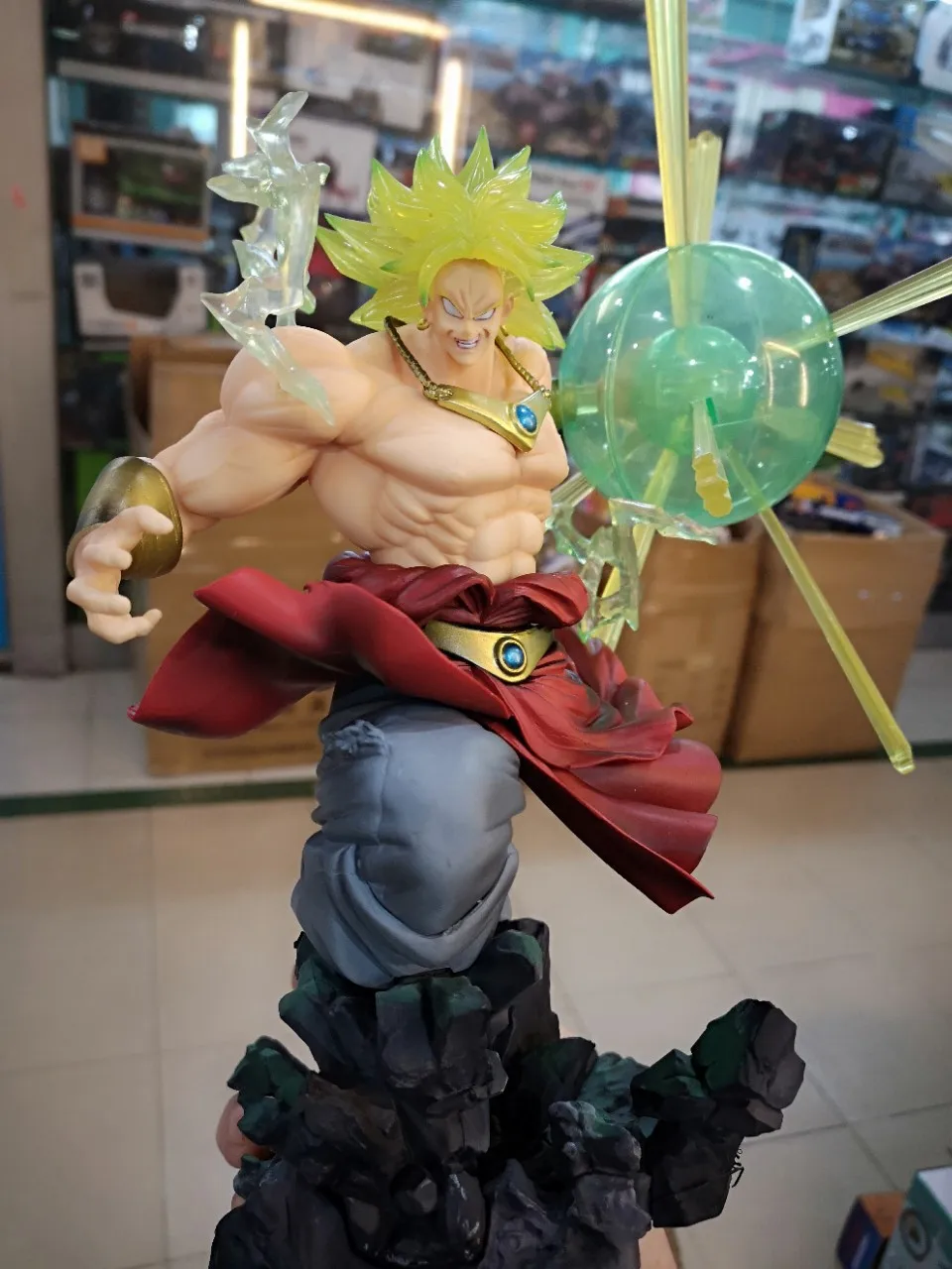 Huong аниме Figuarts 32 см Dragon Ball Z Broli Super Saiyan DBZ ПВХ фигурка Коллекционная модель игрушки