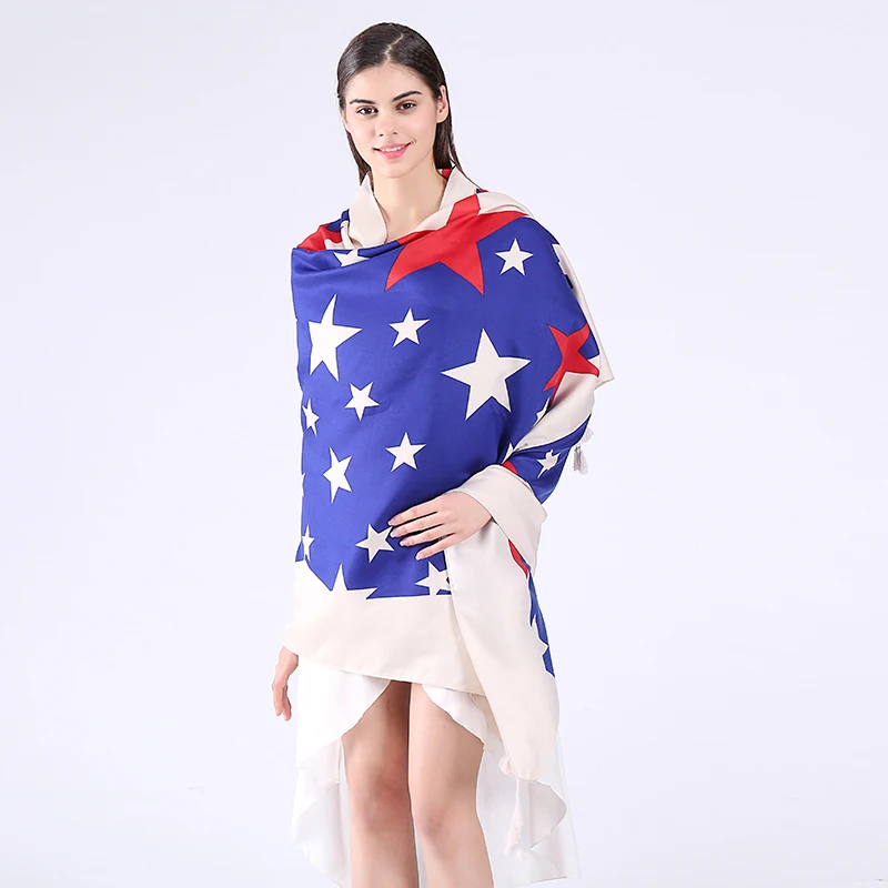 Женская длинная шаль из пашмины с рисунком звезд|shawls for women|pashmina shawlsfashion shawls |