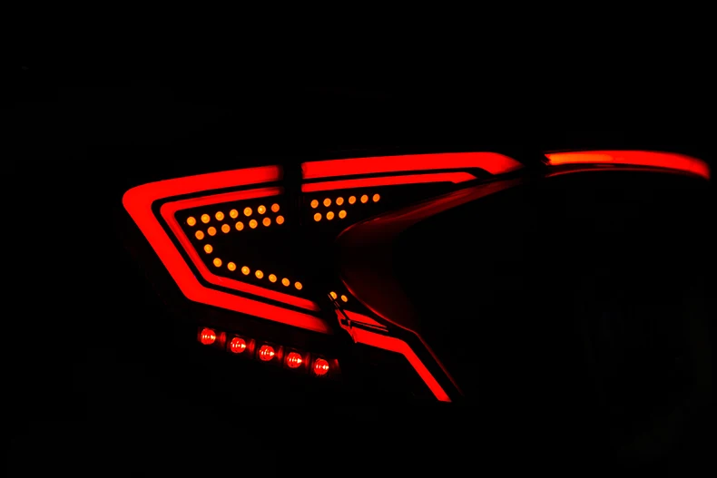 Дизайн бампер светильник для CHR задний фонарь C-HR taillamp led, автомобильные аксессуары, пик, CHR задний светильник, C HR движущийся свет