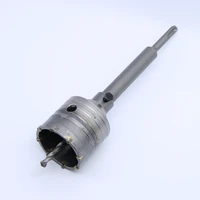 1pc 50mm drill bit coated hole saw tooth hole cutter metal brick for brick concrete walls air conditioning openings round rod