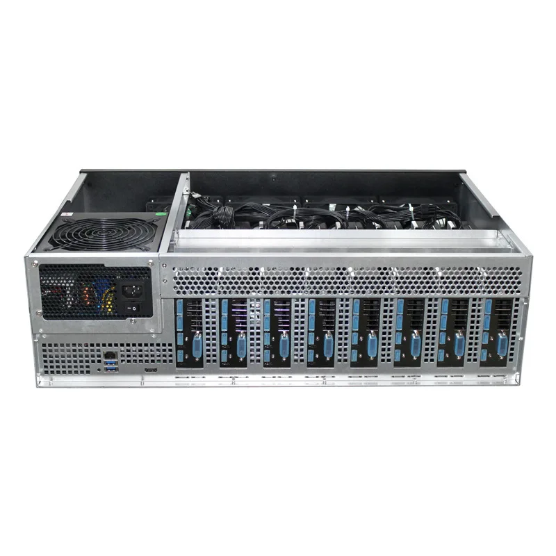 B250 BTC mining rig корпус USB miner sever корпус крипто монета алюминиевая рамка вентилятор Mmcoin ETH и т. д. XMR gtx1070 1070ti gtx1080 1080ti