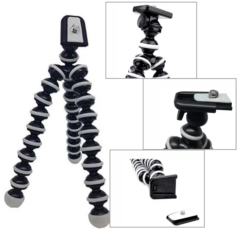 Гибкий штатив для Gopro Octopus камеры SJCAM EKEN XIAOMI YI цифровой DV мобильный телефон