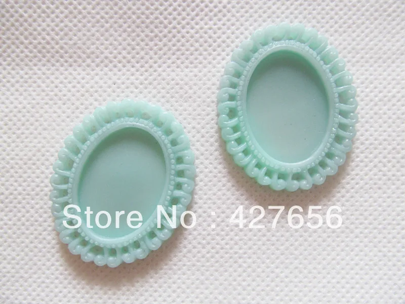 10 шт. Овальные Подвески с плоской задней стороной (5 цветов) из смолы филигранная