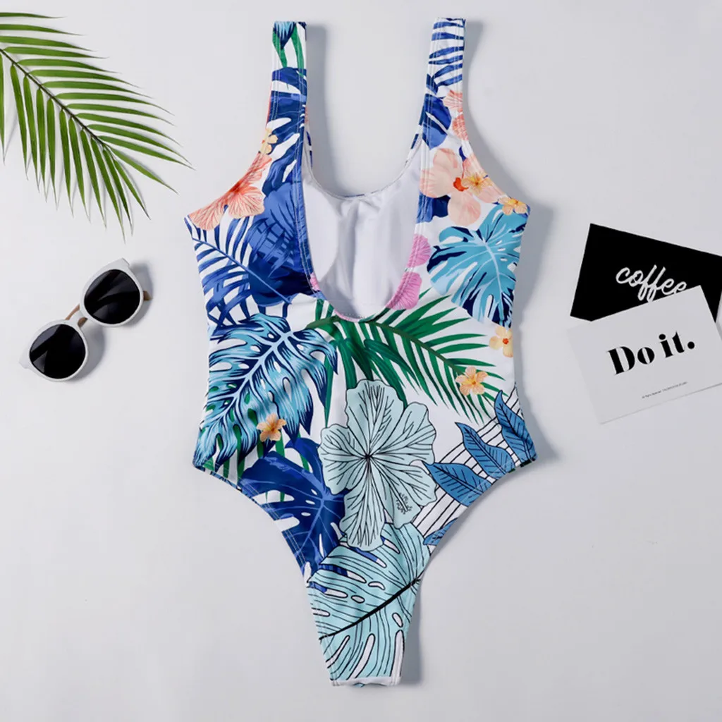 Женские Цветочные Мягкие Купальники Бикини Подсолнух ананас Монокини Набор