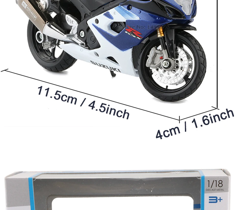 Maisto 1:18 Масштаб Модель мотоцикла Игрушка сплав Мотор велосипед GSX R1000 гоночный коллекция моделей автомобилей игрушки для мальчиков подарок на день рождения