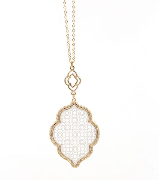 Silver filigree Горячая филигранная много цветов combain длинное ожерелье с подвеской - Окраска металла: Silver filigree