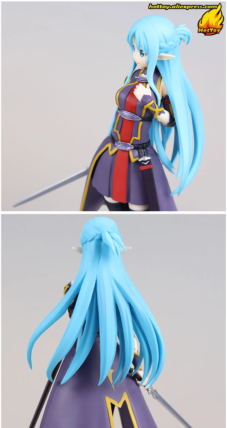 100% оригинальная фигурка Banpresto SQ Yuuki Asuna ALO ver. (специальный цвет) от &quotSword Art Online II