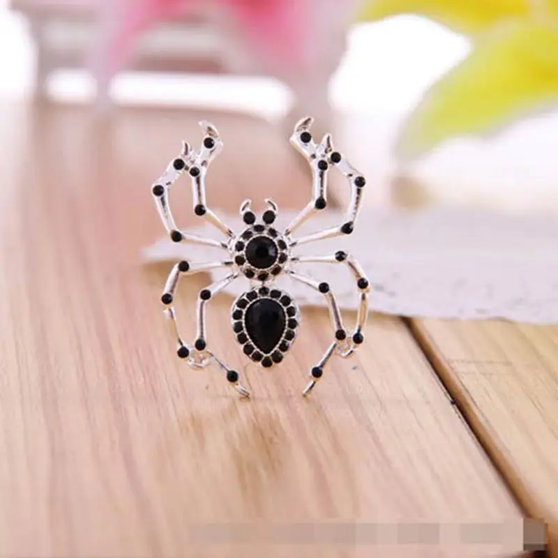 Brooch -PFS- Hot Salee Retror Crystal Men's Suit Spider Insect Animal Pin Jewelry #1580536 | Украшения и аксессуары