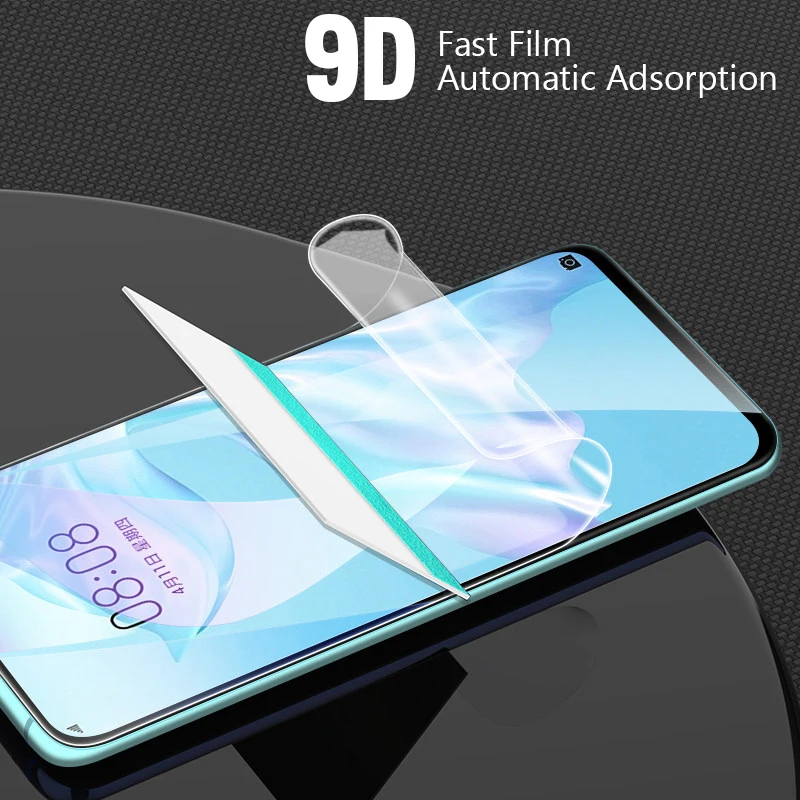 9D полное покрытие мягкая Гидрогелевая пленка для huawei P30 Pro Защита экрана Защитная Для huawei P30 Lite Гидрогелевая пленка(не стекло