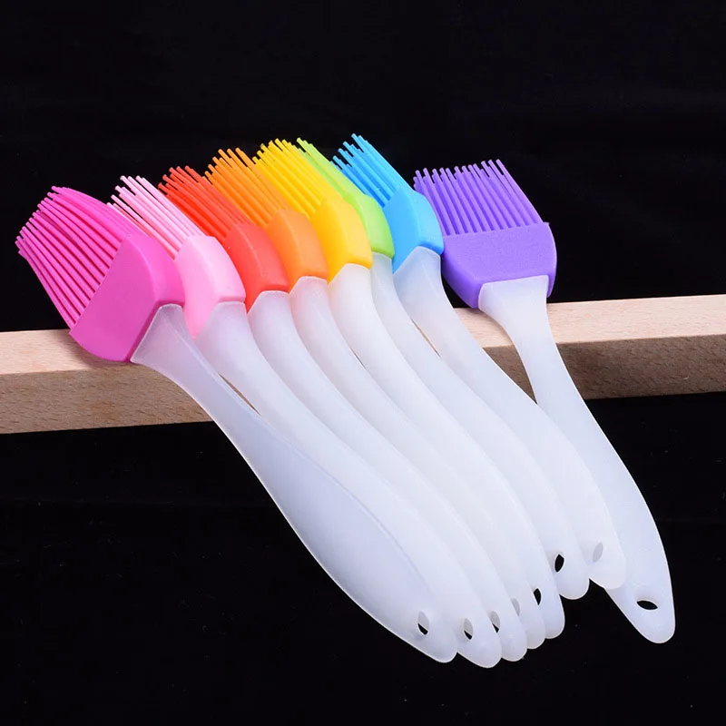 Buy 1PC 17cm Heat Resistant Silicone Oil Brush Cake Cream Pastry Tool Basting Kitchen Bread Butter Barbecue Spice on