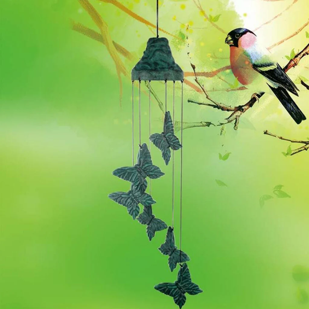 

Wind Chimes Outdoor Butterfly Wind Chime Yard Garden Home Hanging Decoration