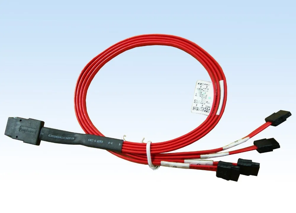 Кабель MiniSAS 4 SATA для передачи данных (4) 7Pin 36Pin 50 см новый качественный с бесплатной