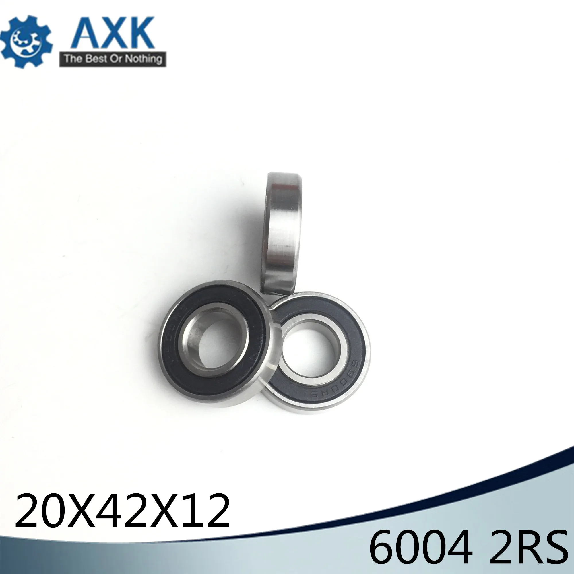6004RS подшипник ABEC-3 ABEC-5 (4 шт.) 20*42*12 мм шайбовый с глубоким 6004-2RS упорные шариковые