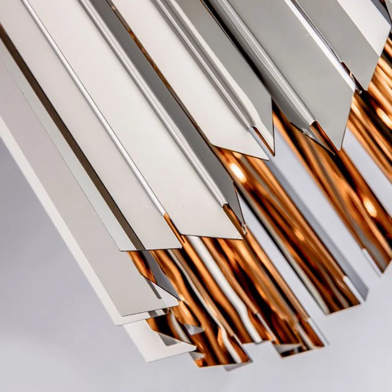 Скандинавский пост современный подвесной светильник Арт зеркальная поверхность