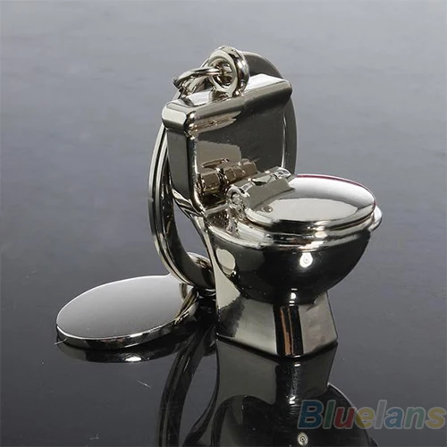Оригинальный брелок с унитазом Bluelans мини 3D подвеской модный подарок|toilet keychain|mini