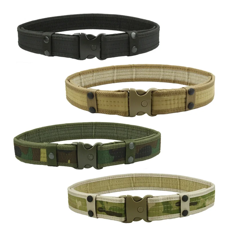 2 дюймовый тактический ремень военный поясной для страйкбола прочный нейлоновый унисекс охоты улицы
