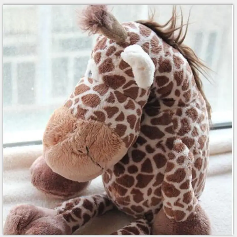 Горячая распродажа Новые Симпатичные 20 см Большой размер плюшевая кукла-Жираф