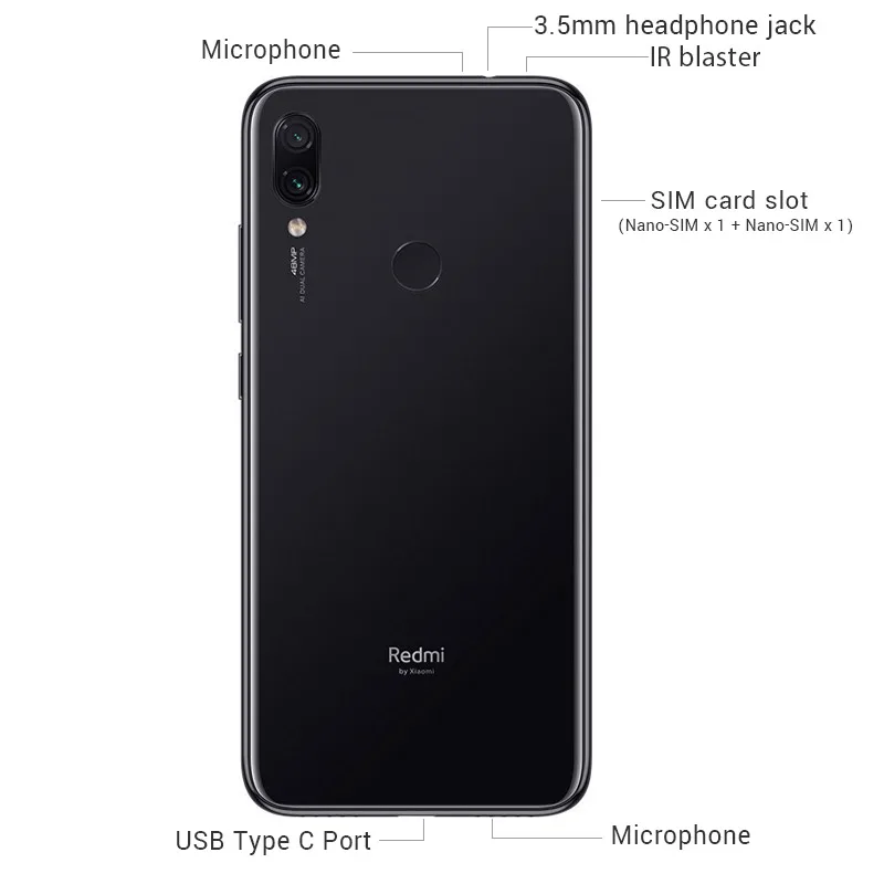Xiaomi Redmi Note 7 Pro смартфон с 5 дюймовым дисплеем восьмиядерным процессором Snapdragon 675