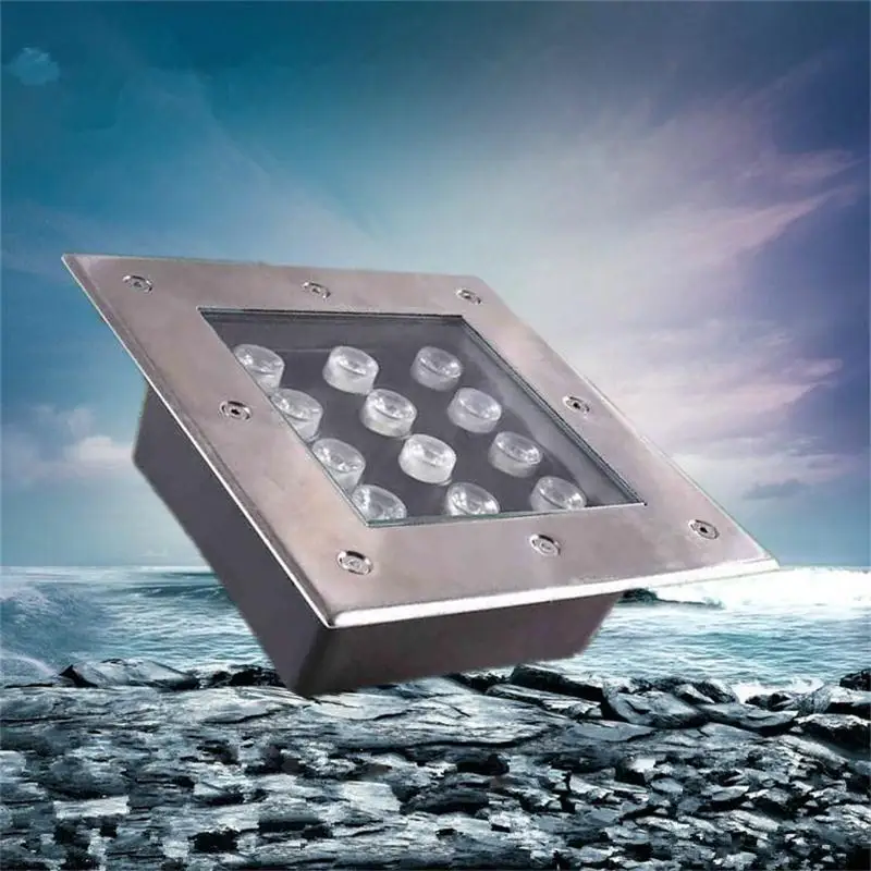 

Outdoor Recessed LED Lighting Stufenlicht Treppe Underground Light IP65 3W 9W 12W Step Lighting Fixtures Square LED Buried Lamp