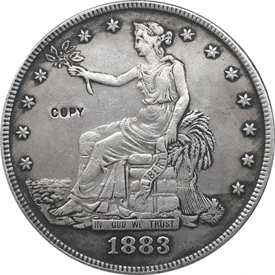 

1883 Trade Dollar COIN COPY
