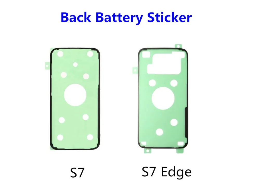 10 шт. новая наклейка на заднюю батарею для Samsung Galaxy S6 Edge Plus S7 S8 S9 Задняя стеклянная
