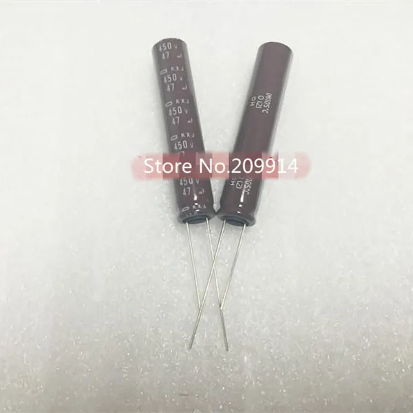 5 шт. 450V47UF 10x50 kxj 47 мкФ 450 В Nippon долгую жизнь конденсатор|capacitors 450v 47uf|capacitor 47uf 450vcapacitor |