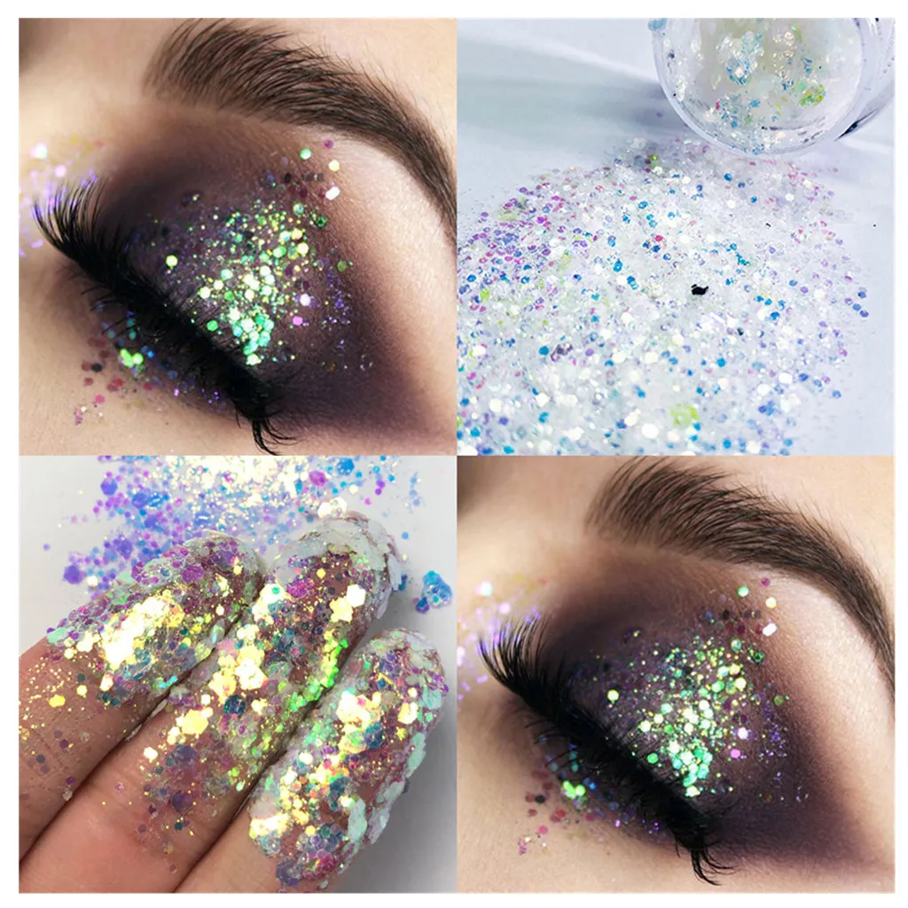 Одноцветные запеченые тени для век долговечная пудра палитра Мерцающие