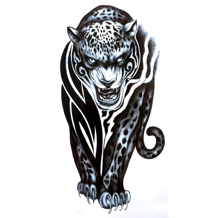 3 шт. водостойкие временные тату наклейки в виде гепарда|waterproof temporary tattoos|animal