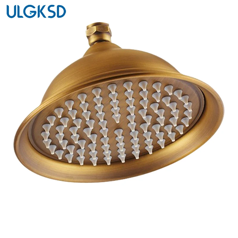 Ulgksd 8 ''Душевая насадка для душа ванной комнаты Ancessory античная латунь настенный