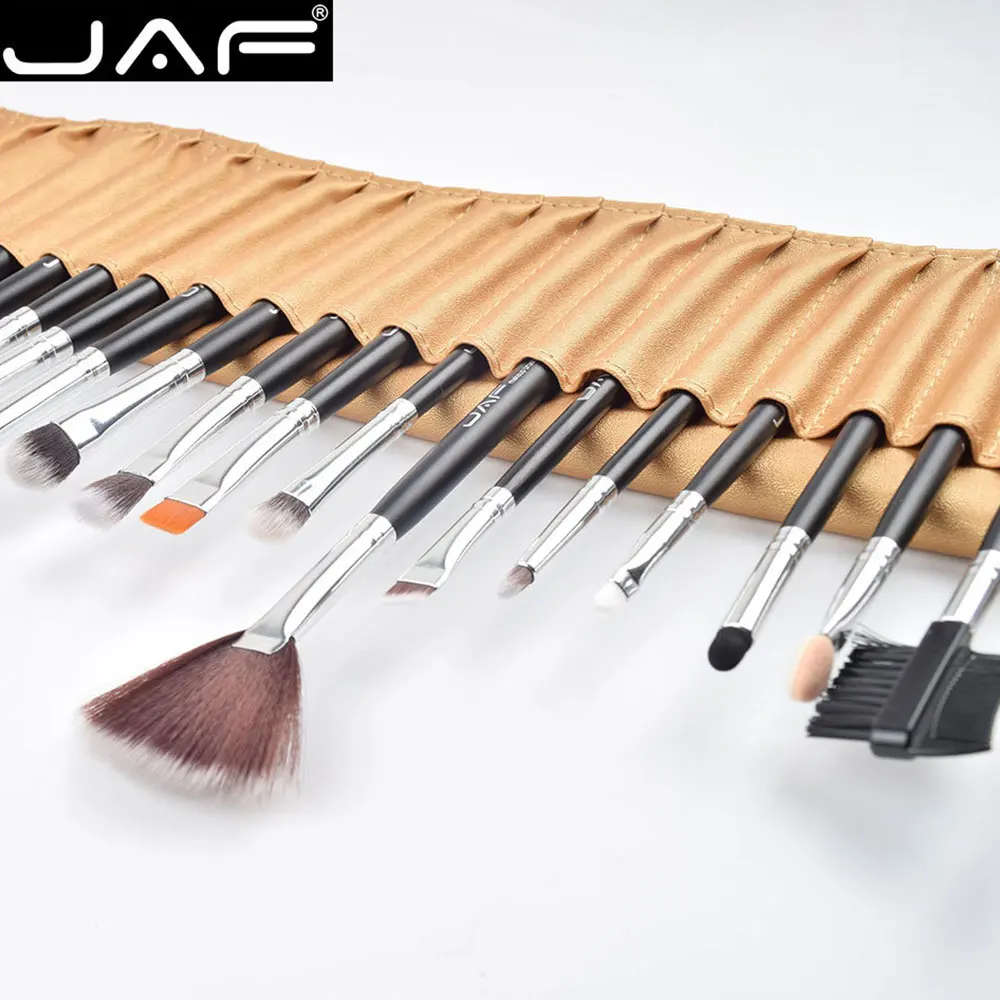 

JAF Pro Makeup Brushes 24 pcs Premiuim Foundation Powder Make-up Brushes Set Cosmetic Beauty Blending pinceis de maquiagem kits