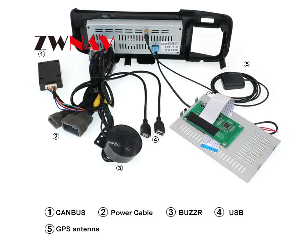 ZWNAV Android система автомобильный dvd-плеер gps навигация для VOLVO S80 2011 2012 2013 левая Автомагнитола Радио экран