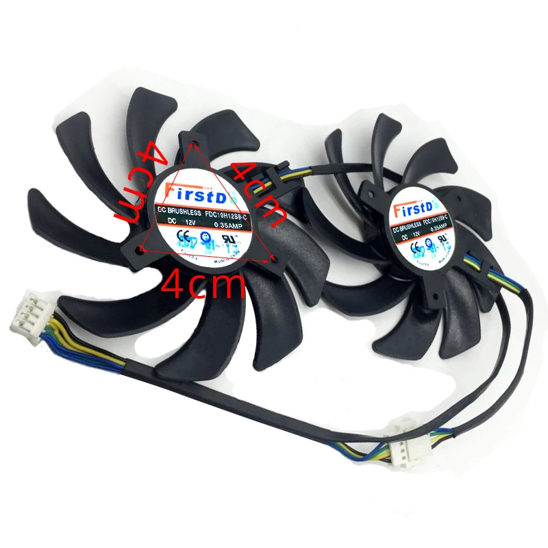2 шт./лот FDC10H12S9 C 85 мм для сапфир HD6850 HD6970 HD7870 2G HD7950 HD7970 Видеокарта кулер VGA