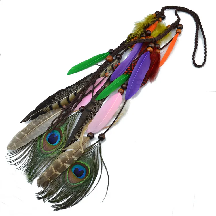 Оптовая продажа женский головной убор с перьями для танца живота модный леди|belly